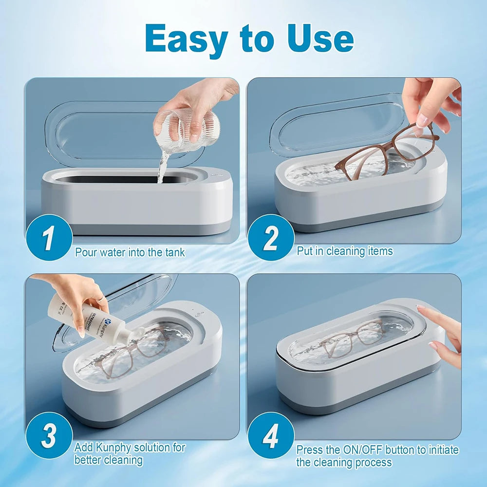 GleamWave™ Ultrasonic Jewelry Cleaner