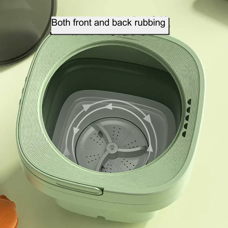 SwiftWash™ Foldable Mini Laundry Machine